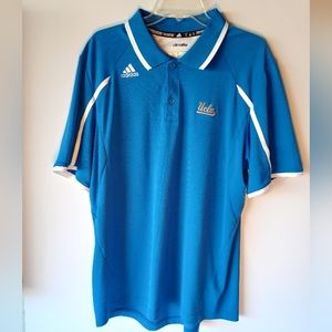 Adidas Climalite UCLA Bruins Polo Shirt Adult XL Sewn Logos